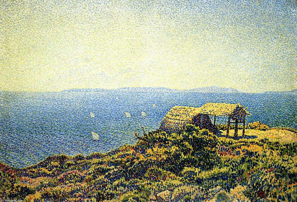 Wikioo.org - The Encyclopedia of Fine Arts - Painting, Artwork by Theo Van Rysselberghe - Levant isle