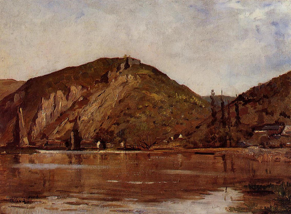 WikiOO.org - Encyclopedia of Fine Arts - Maleri, Artwork Theo Van Rysselberghe - Meuse River around Namur
