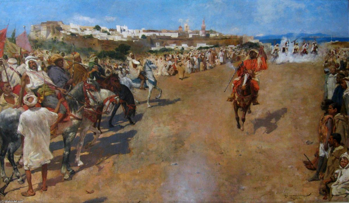 Wikioo.org – L'Enciclopedia delle Belle Arti - Pittura, Opere di Theo Van Rysselberghe - Fantasia Arabe
