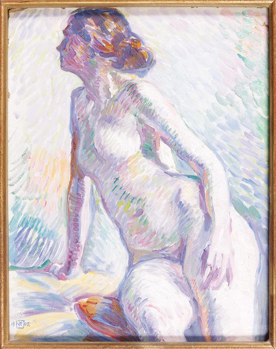 WikiOO.org - Енциклопедия за изящни изкуства - Живопис, Произведения на изкуството Theo Van Rysselberghe - Nude