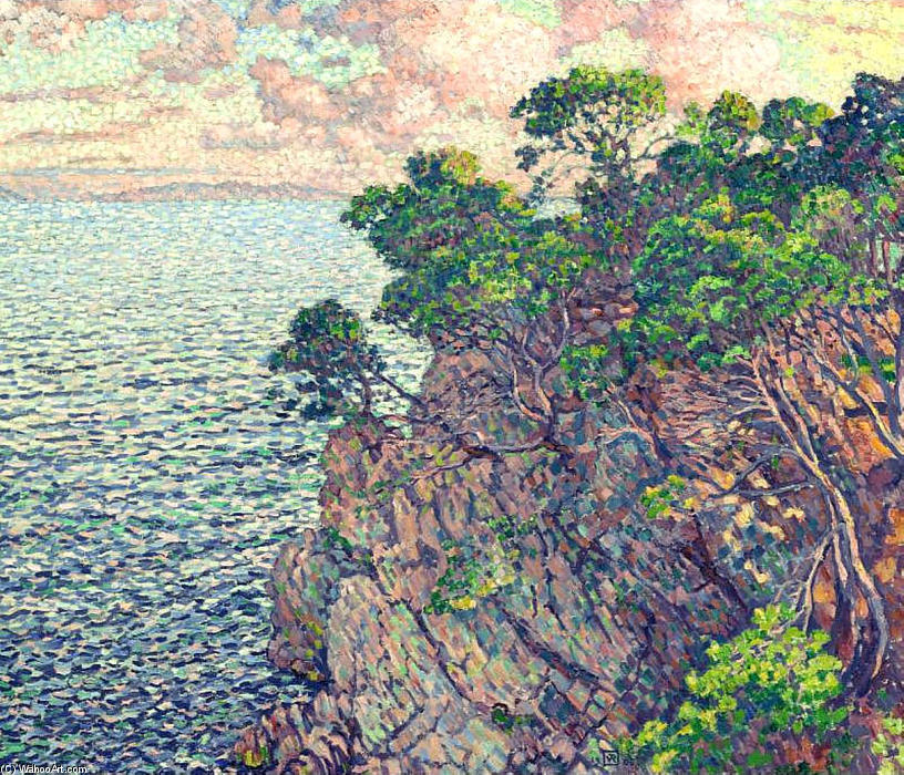 Wikioo.org - The Encyclopedia of Fine Arts - Painting, Artwork by Theo Van Rysselberghe - The Point of Rossignol