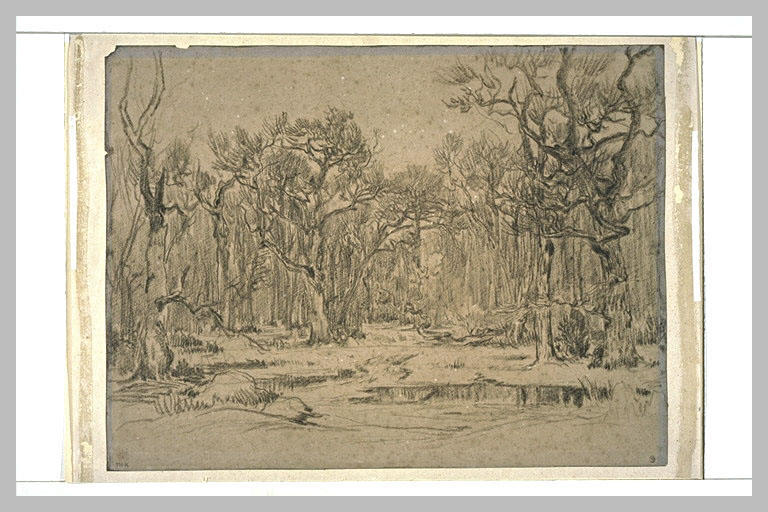 WikiOO.org - Енциклопедія образотворчого мистецтва - Живопис, Картини
 Theodore Robinson - The Forest in Winter