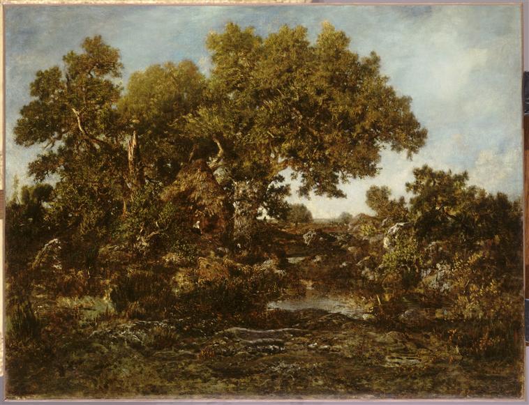WikiOO.org - Encyclopedia of Fine Arts - Maľba, Artwork Theodore Robinson - The collier's hut