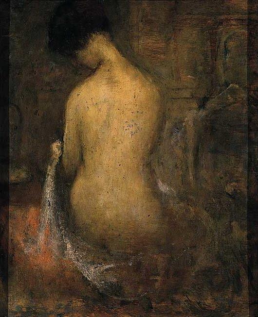 WikiOO.org - Encyclopedia of Fine Arts - Maľba, Artwork Theophrastos Triantafyllidis - Seated Nude