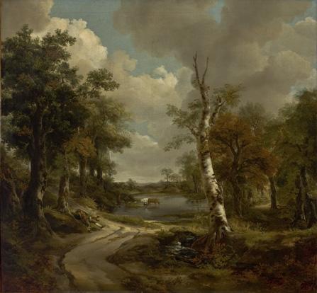 WikiOO.org - Εγκυκλοπαίδεια Καλών Τεχνών - Ζωγραφική, έργα τέχνης Thomas Gainsborough - Drinkstone Park (Cornard Woodland)