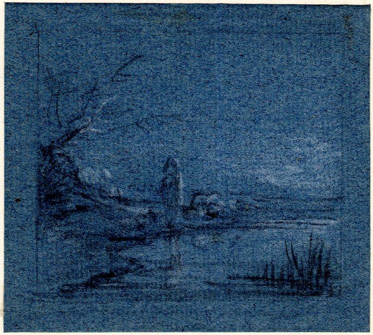 WikiOO.org - Güzel Sanatlar Ansiklopedisi - Resim, Resimler Thomas Gainsborough - Open landscape with shepherd and sheep