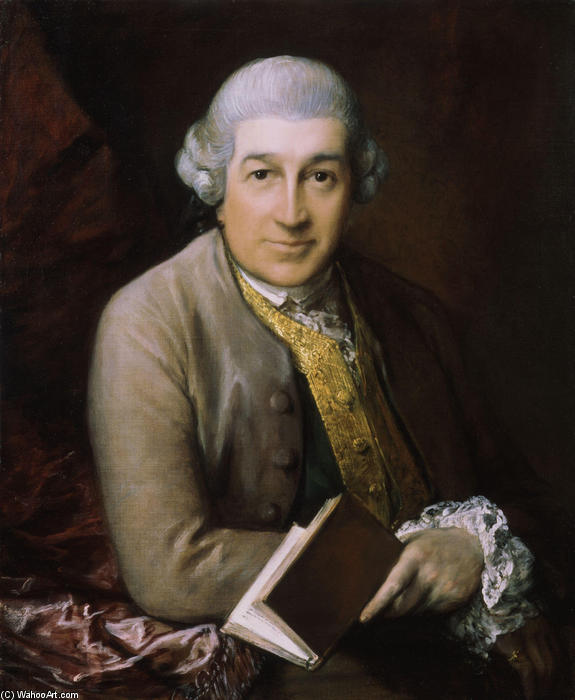 WikiOO.org - دایره المعارف هنرهای زیبا - نقاشی، آثار هنری Thomas Gainsborough - Portrait of David Garrick