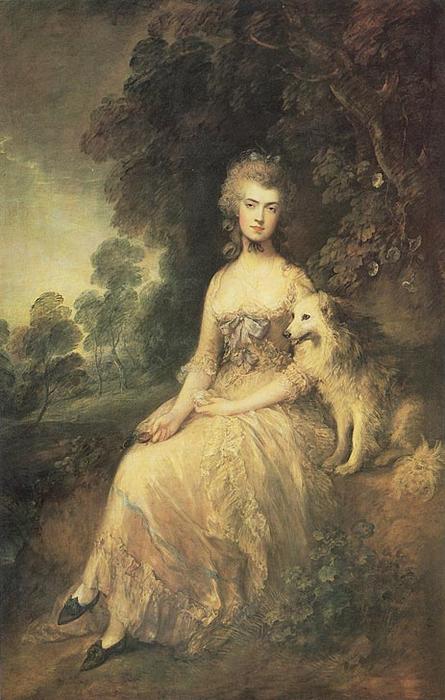 Wikioo.org - The Encyclopedia of Fine Arts - Painting, Artwork by Thomas Gainsborough - Mrs. Mary Robinson ('Perdita')