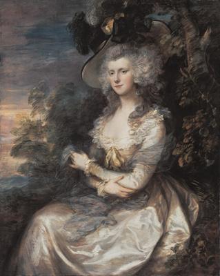 WikiOO.org - Encyclopedia of Fine Arts - Maleri, Artwork Thomas Gainsborough - Mrs. Thomas Hibbert