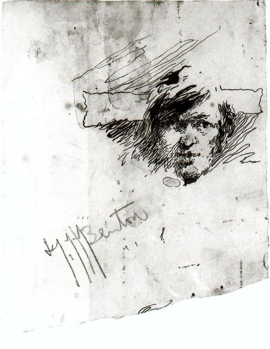WikiOO.org - 백과 사전 - 회화, 삽화 Thomas Hart Benton - Self-Portrait