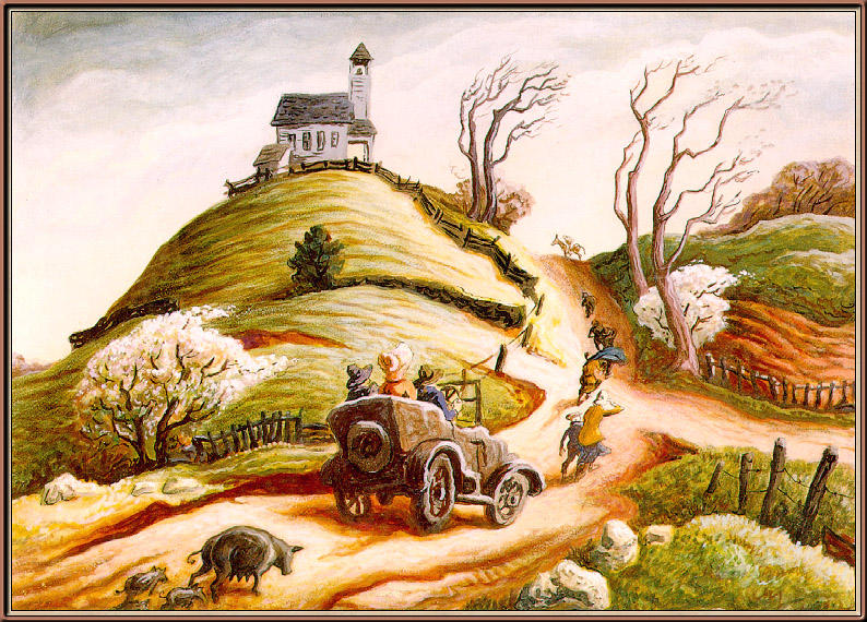 WikiOO.org - Енциклопедія образотворчого мистецтва - Живопис, Картини
 Thomas Hart Benton - The Processional