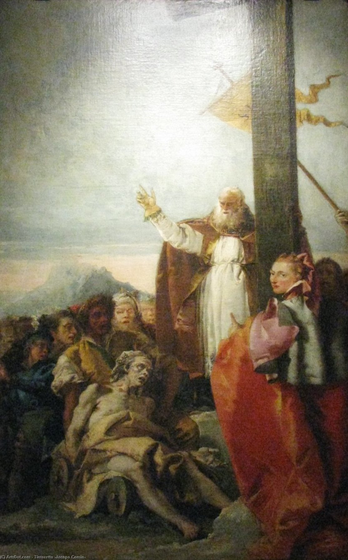 WikiOO.org - Encyclopedia of Fine Arts - Malba, Artwork Tintoretto (Jacopo Comin) - Finding the True Cross