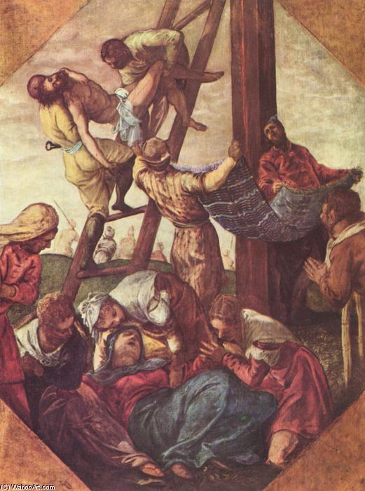 Wikioo.org - สารานุกรมวิจิตรศิลป์ - จิตรกรรม Tintoretto (Jacopo Comin) - Deposition