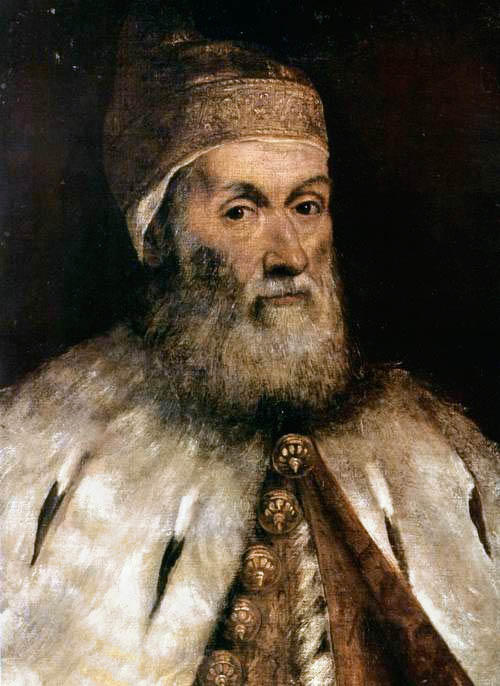 Wikioo.org - สารานุกรมวิจิตรศิลป์ - จิตรกรรม Tintoretto (Jacopo Comin) - Doge Gerolamo Priuli Tintoretto