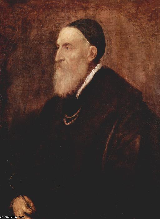 Wikioo.org - The Encyclopedia of Fine Arts - Painting, Artwork by Tiziano Vecellio (Titian) - Self-portrait