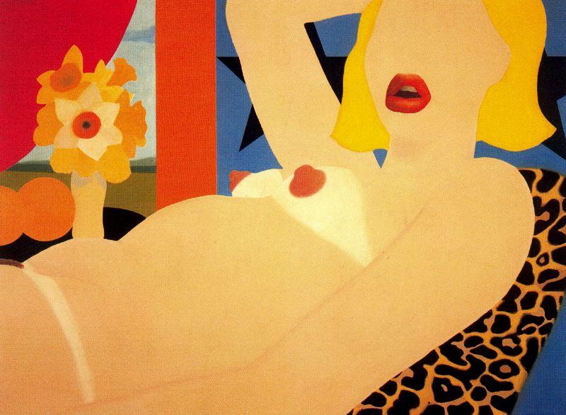 Wikioo.org – La Enciclopedia de las Bellas Artes - Pintura, Obras de arte de Tom Wesselmann - gran ñandu  desnuda