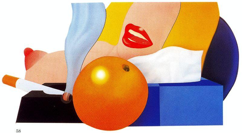 Wikioo.org - The Encyclopedia of Fine Arts - Painting, Artwork by Tom Wesselmann - Great American Nude