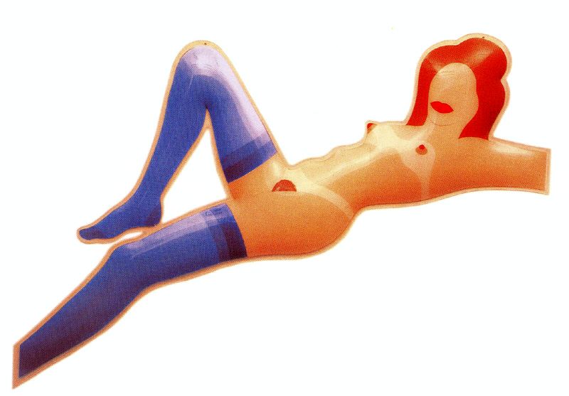 Wikoo.org - موسوعة الفنون الجميلة - اللوحة، العمل الفني Tom Wesselmann - Great American Nude (11)