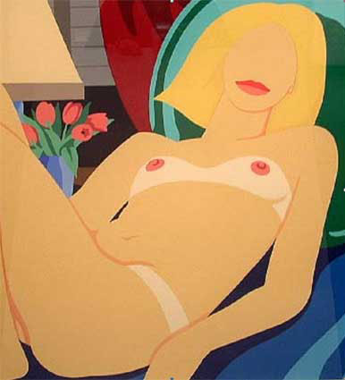 Wikioo.org - The Encyclopedia of Fine Arts - Painting, Artwork by Tom Wesselmann - Nude