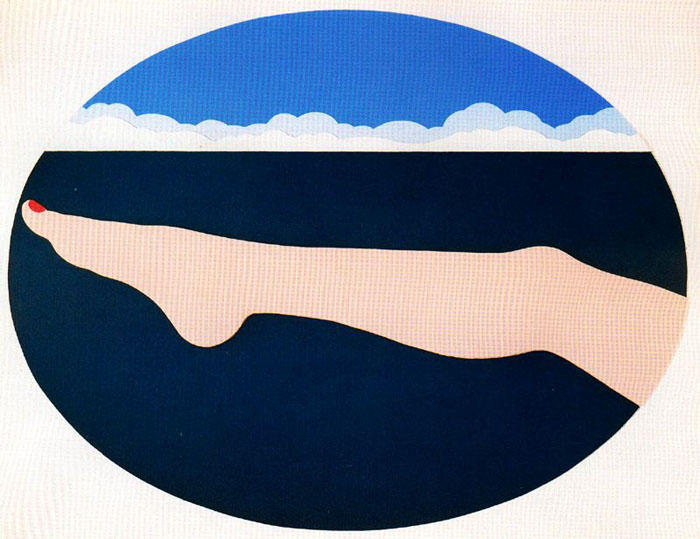 Wikioo.org - The Encyclopedia of Fine Arts - Painting, Artwork by Tom Wesselmann - Seascape # 10