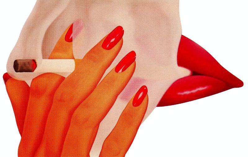 Wikioo.org - The Encyclopedia of Fine Arts - Painting, Artwork by Tom Wesselmann - Smoker