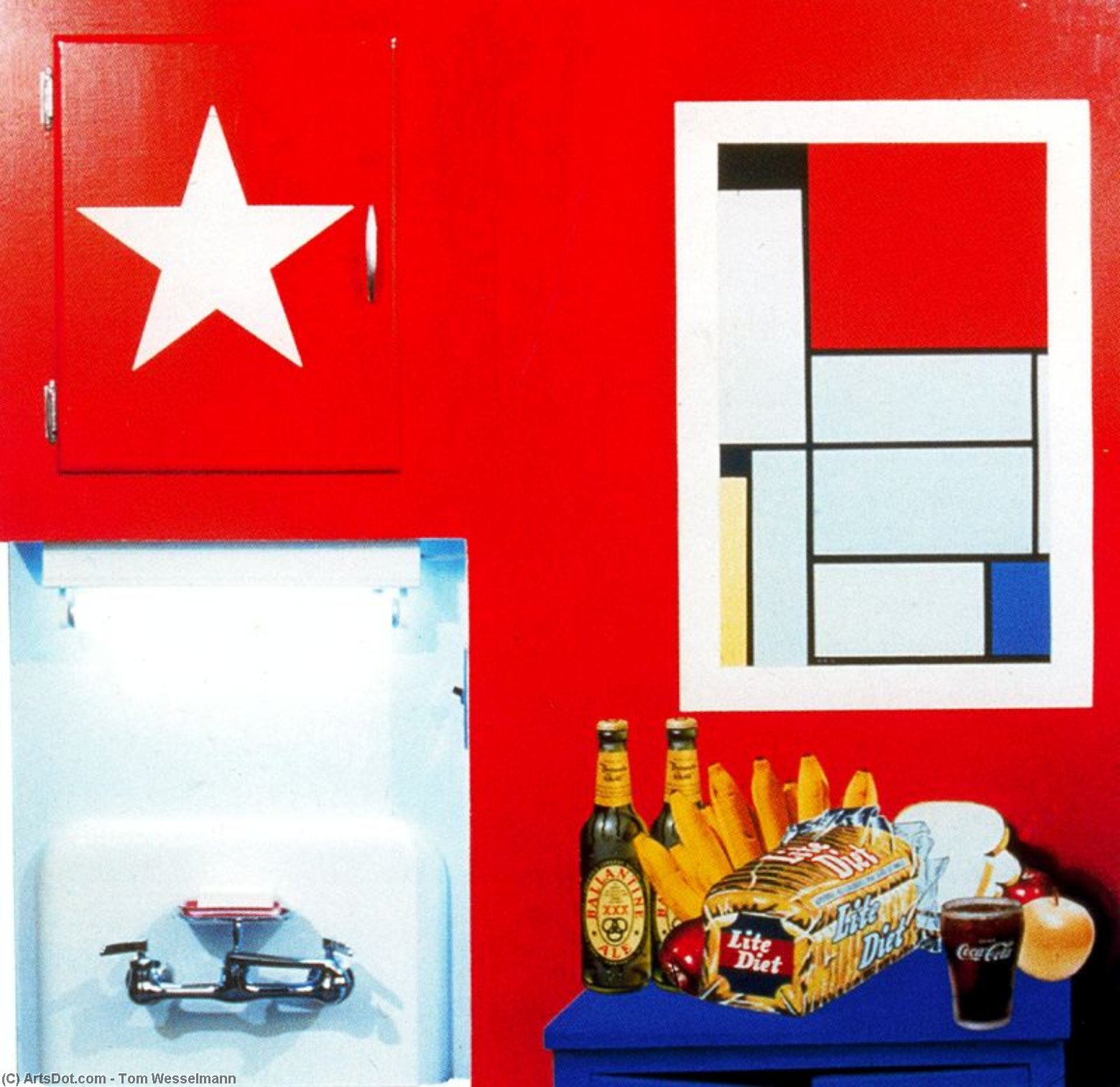 Wikioo.org - The Encyclopedia of Fine Arts - Painting, Artwork by Tom Wesselmann - Still Life