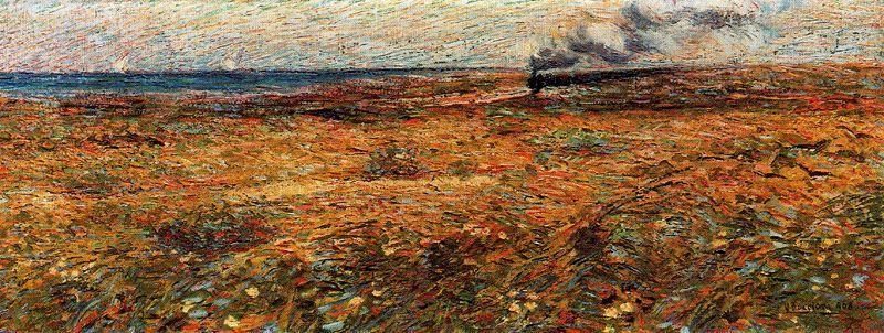 WikiOO.org - Enciklopedija likovnih umjetnosti - Slikarstvo, umjetnička djela Umberto Boccioni - Passing Train