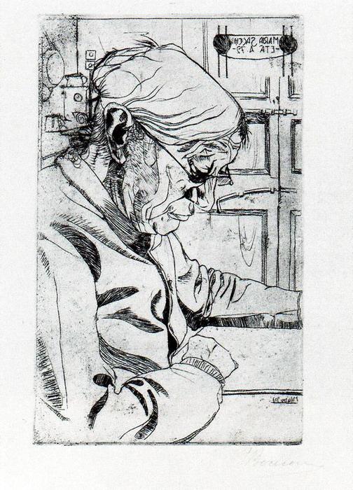 WikiOO.org - Enciclopedia of Fine Arts - Pictura, lucrări de artă Umberto Boccioni - María Sacchi Reading