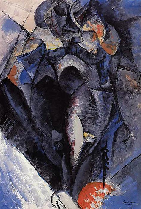 WikiOO.org - Енциклопедия за изящни изкуства - Живопис, Произведения на изкуството Umberto Boccioni - Figure