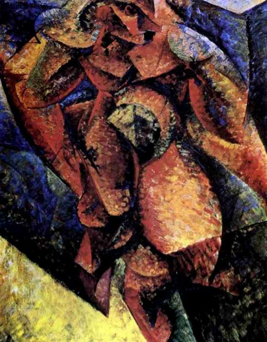 WikiOO.org - Енциклопедия за изящни изкуства - Живопис, Произведения на изкуството Umberto Boccioni - Dynamism of a Human Body