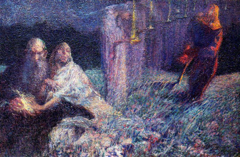 WikiOO.org - Güzel Sanatlar Ansiklopedisi - Resim, Resimler Umberto Boccioni - The Reaper