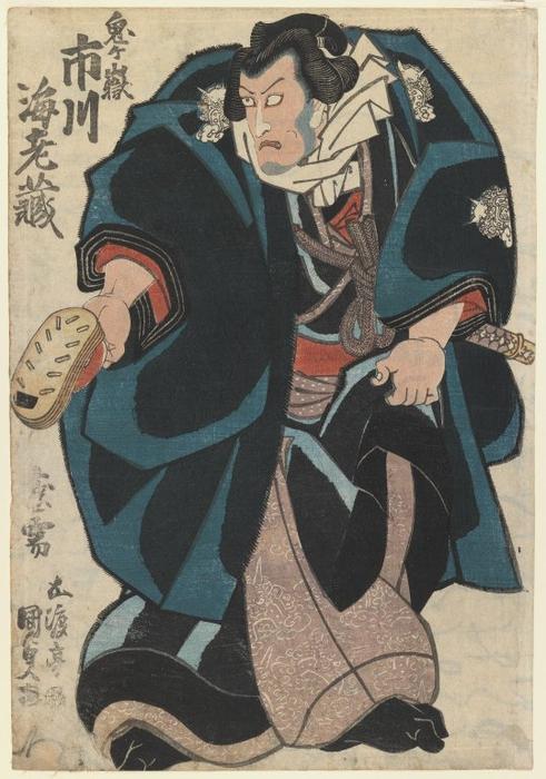 WikiOO.org - Енциклопедія образотворчого мистецтва - Живопис, Картини
 Utagawa Kunisada - The Actor in the Ichikawa Family