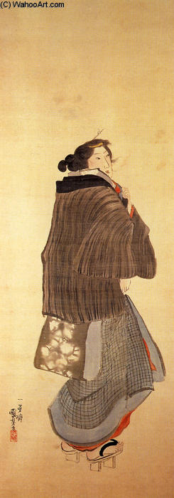 Wikioo.org - The Encyclopedia of Fine Arts - Painting, Artwork by Utagawa Kuniyoshi - A street prostitute
