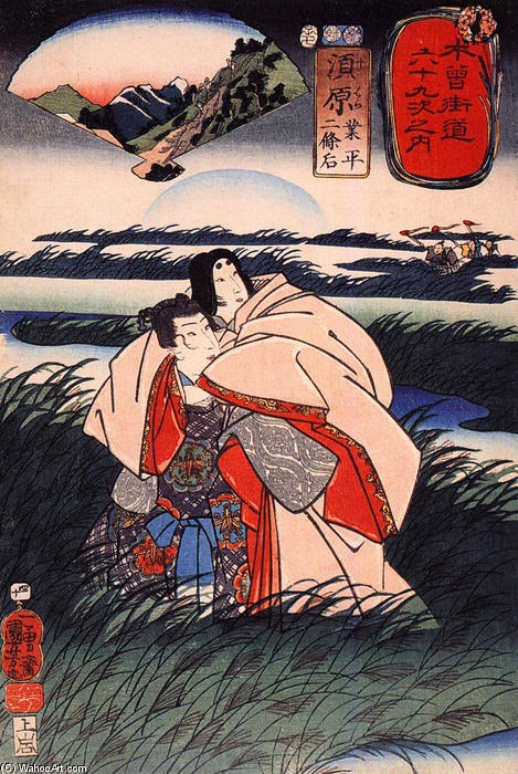 Wikioo.org - The Encyclopedia of Fine Arts - Painting, Artwork by Utagawa Kuniyoshi - Suhara