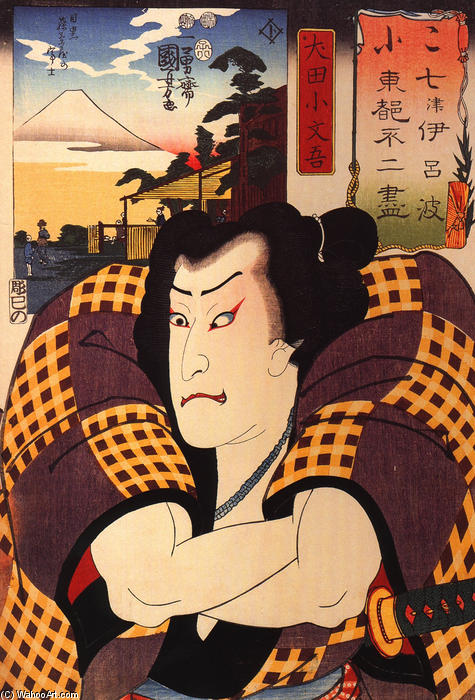 WikiOO.org - 백과 사전 - 회화, 삽화 Utagawa Kuniyoshi - The actor