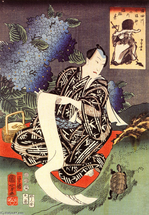 Wikioo.org - สารานุกรมวิจิตรศิลป์ - จิตรกรรม Utagawa Kuniyoshi - The actor (14)
