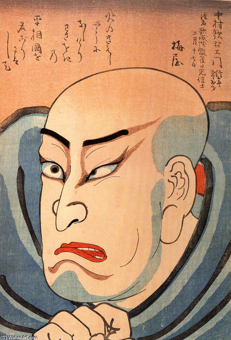 WikiOO.org - Енциклопедія образотворчого мистецтва - Живопис, Картини
 Utagawa Kuniyoshi - The actor (16)