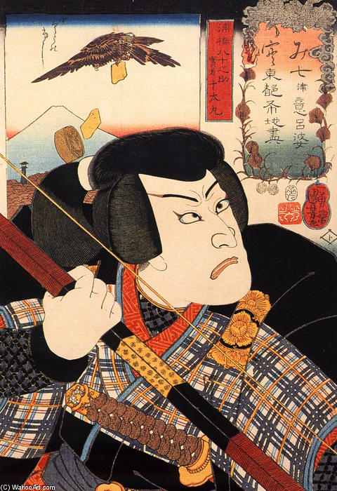 WikiOO.org - Güzel Sanatlar Ansiklopedisi - Resim, Resimler Utagawa Kuniyoshi - The actor (23)