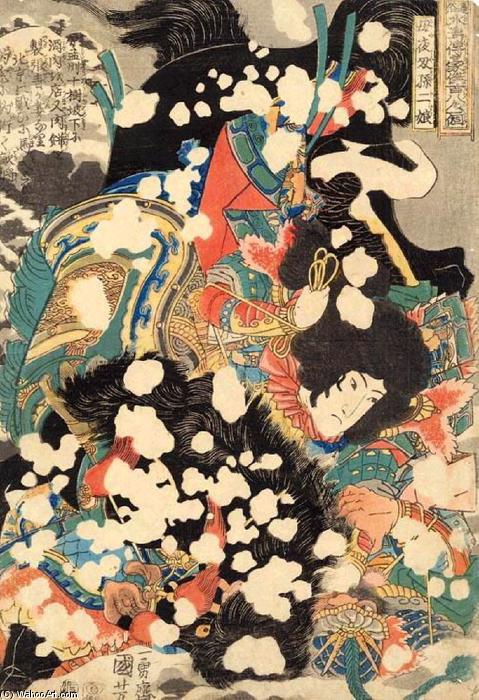 WikiOO.org - 百科事典 - 絵画、アートワーク Utagawa Kuniyoshi - 人気の水滸伝の百八英雄