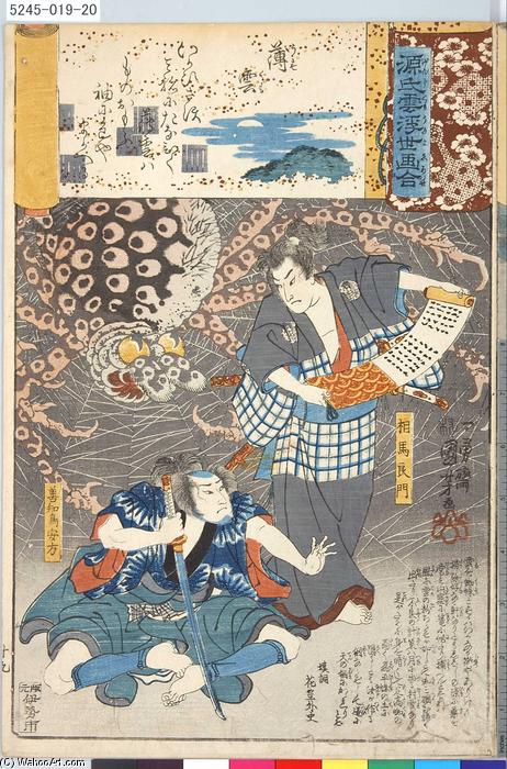 Wikoo.org - موسوعة الفنون الجميلة - اللوحة، العمل الفني Utagawa Kuniyoshi - Tsuchigumo