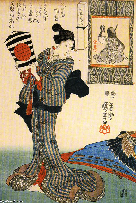 WikiOO.org - Encyclopedia of Fine Arts - Maalaus, taideteos Utagawa Kuniyoshi - Women