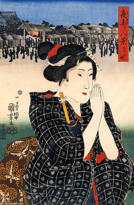 WikiOO.org - Enciclopédia das Belas Artes - Pintura, Arte por Utagawa Kuniyoshi - Women