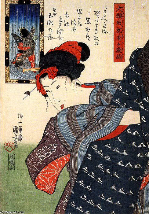 WikiOO.org - Енциклопедія образотворчого мистецтва - Живопис, Картини
 Utagawa Kuniyoshi - Women