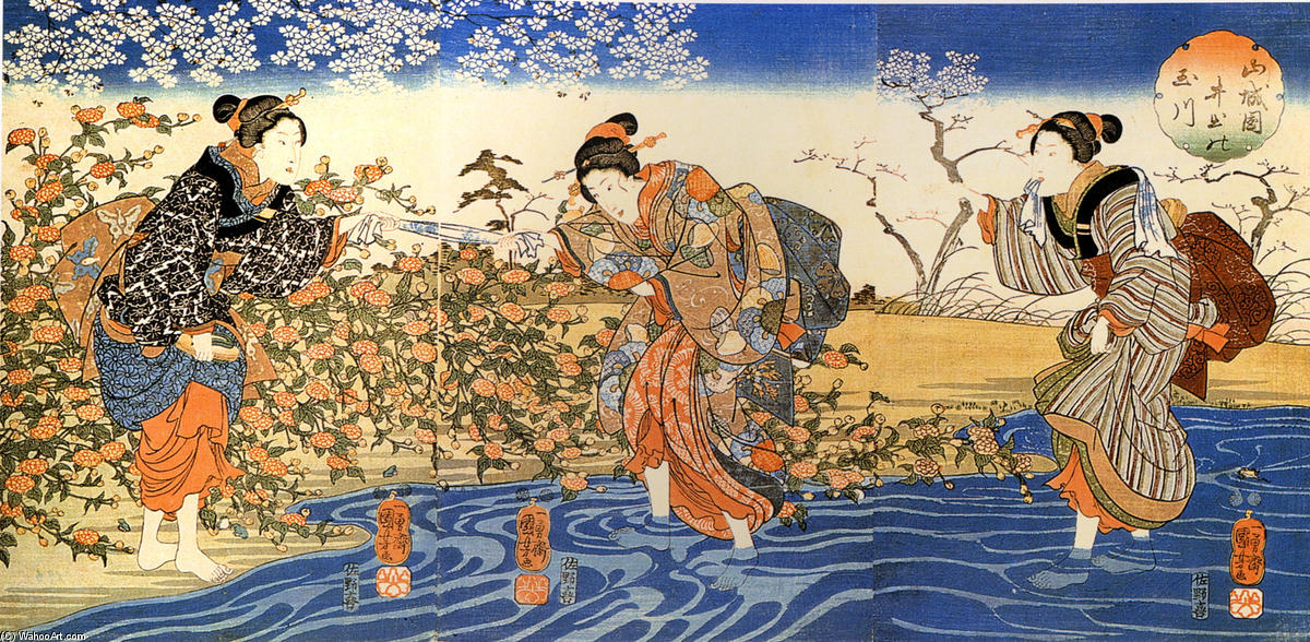 WikiOO.org - 百科事典 - 絵画、アートワーク Utagawa Kuniyoshi - 女性たち 8