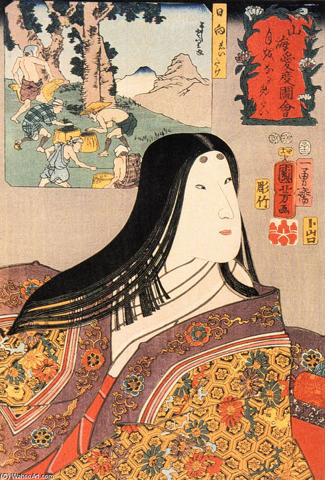 WikiOO.org - Enciklopedija likovnih umjetnosti - Slikarstvo, umjetnička djela Utagawa Kuniyoshi - Women (18)