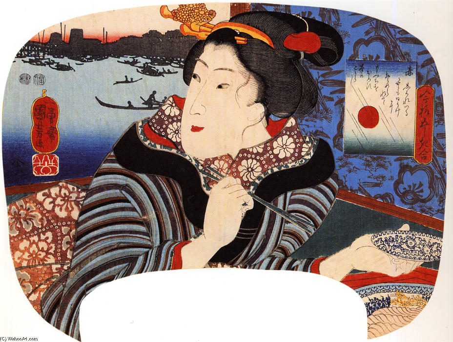 WikiOO.org - Encyclopedia of Fine Arts - Maľba, Artwork Utagawa Kuniyoshi - Women (22)