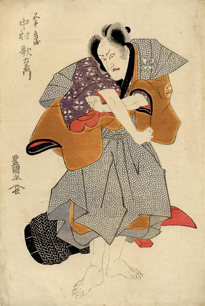 Wikioo.org - Bách khoa toàn thư về mỹ thuật - Vẽ tranh, Tác phẩm nghệ thuật Utagawa Toyokuni - Nakamura Utaemon