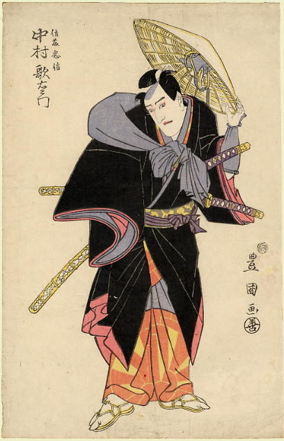 WikiOO.org - Енциклопедія образотворчого мистецтва - Живопис, Картини
 Utagawa Toyokuni - Actor in Role