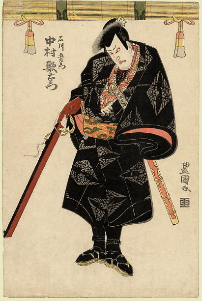 WikiOO.org - Енциклопедия за изящни изкуства - Живопис, Произведения на изкуството Utagawa Toyokuni - Nakamura Utaemon