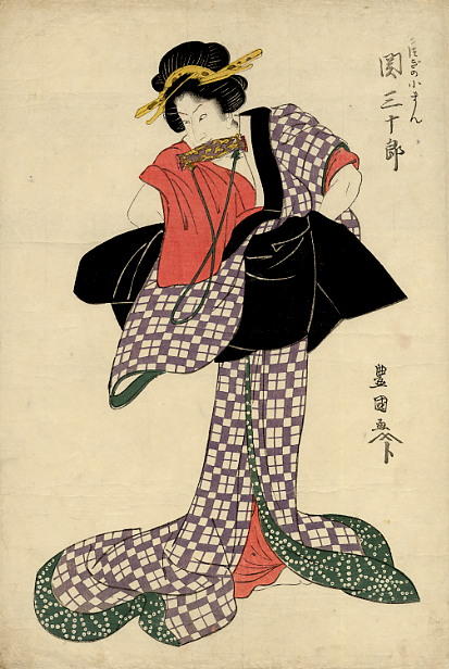 WikiOO.org - Güzel Sanatlar Ansiklopedisi - Resim, Resimler Utagawa Toyokuni - Seki Sanjuro
